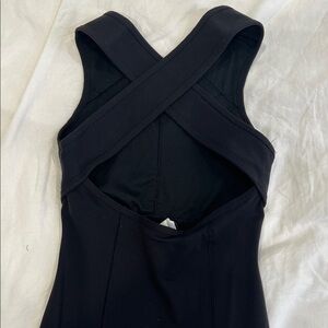 Lululemon Athletica Black Cross-Back Top